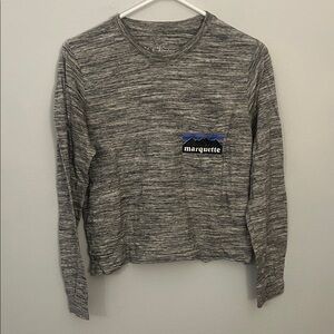 Gray Long Sleeve Marquette Shirt